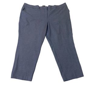 Loft Marisa Blue Dress Pants Sz 24 Plus